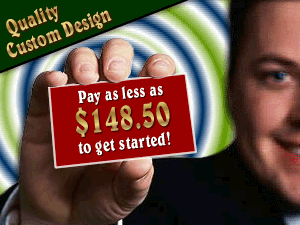 Custom Web Design, Web Design Packages