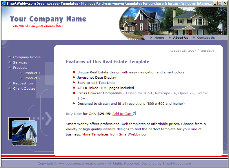 real estate logo templates. Template 5 [Real Estate] HTML