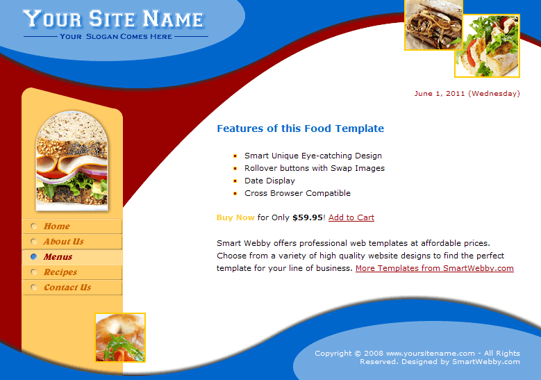 food templates