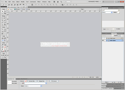 Free Dreamweaver Template 7 [Business] - Adobe Fireworks View