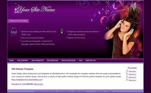 Template 1131 [Personal/General] - 1280px screen width view