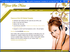 CSS dreamweaver template 1122 - general