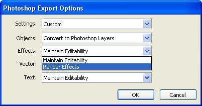 Photoshop Export Options