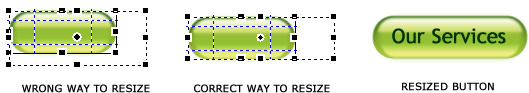 resize button with 9-Slice Scaling Tool