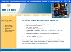 CSS dreamweaver template 112 - business