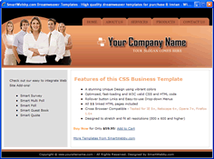 CSS dreamweaver template 113 - business