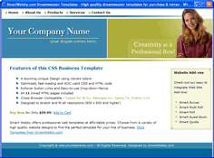 CSS dreamweaver template 123 - business
