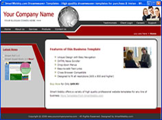 CSS dreamweaver template 11 - business