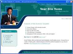 CSS dreamweaver template 14 - business