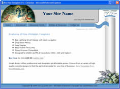 CSS dreamweaver template 15 - christian