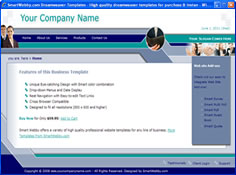 CSS dreamweaver template 1 - business