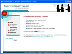 CSS dreamweaver template 22 - business/general