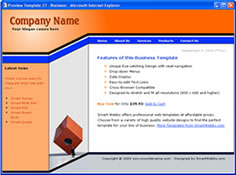 CSS dreamweaver template 27 - business