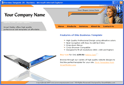 CSS dreamweaver template 28 - business