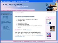 CSS dreamweaver template 3 - business