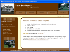 CSS dreamweaver template 55 - real estate