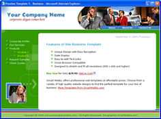 CSS dreamweaver template 5 - business