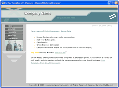 CSS dreamweaver template 70 - business