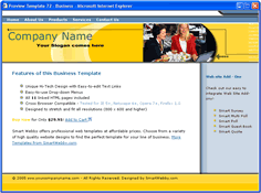 CSS dreamweaver template 72 - business
