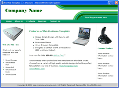 CSS dreamweaver template 73 - business