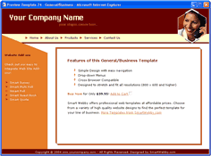 CSS dreamweaver template 74 - general/business