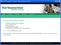CSS dreamweaver template 75 - business
