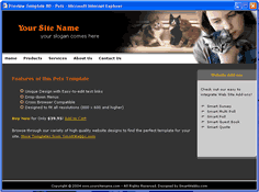CSS dreamweaver template 80 - pets