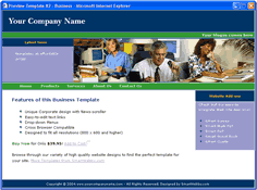 CSS dreamweaver template 82 - business