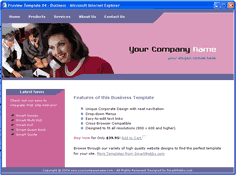 CSS dreamweaver template 84 - business