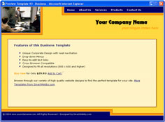 CSS dreamweaver template 93 - business