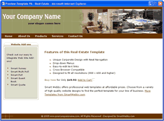 CSS dreamweaver template 96 - real estate