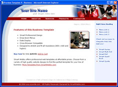 CSS dreamweaver template 9 - business