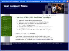 CSS dreamweaver template 120 - business