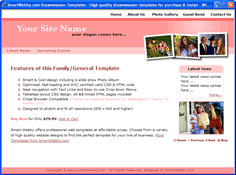 CSS dreamweaver template 122 - family/general