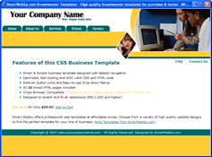 CSS dreamweaver template 129 - business