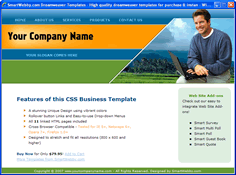 CSS dreamweaver template 131 - business