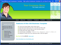 CSS dreamweaver template 138 - business