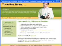 CSS dreamweaver template 141 - education/learning