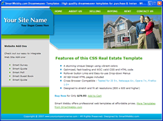 CSS dreamweaver template 143 - real estate