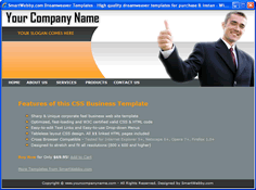 CSS dreamweaver template 150 - business