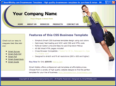 CSS dreamweaver template 152 - business